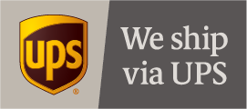 We ship via UPS!
